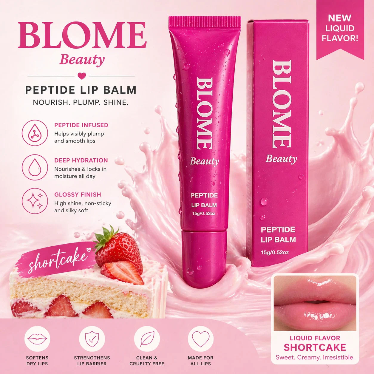 BLOME Peptide Lip Balm