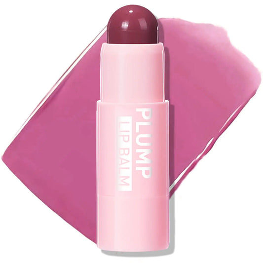 BLOME MAUVE WHIP #1 Plumping Lip Balm - Tinted Lip Balm Plumper - Enhancing & Hydrating Lip Moisturizer Fade Lip Lines Lip Care 0.17Oz/4.8g -